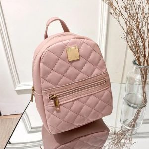 Leather Shoulder Small Backpack Multi-Function