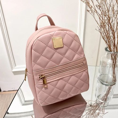 Leather Shoulder Small Backpack Multi-Function