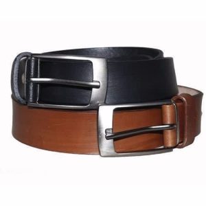 2 In 1 Men's Luxury Leather Belts- Brown And Black